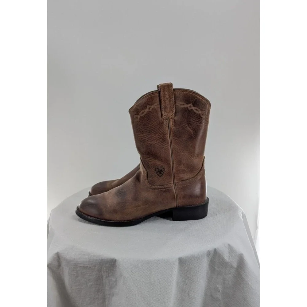 Ariat Heritage 35525 Lighter Brown Cowboy Boots Men's Western Ranch Americana